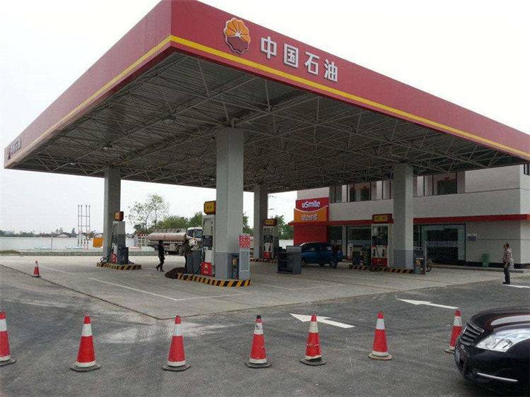 原平加油站钢结构网架案例20